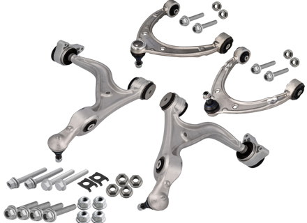 Wishbone front, LOWER and UPPER set. Porsche 971 Panamera (Basic Load Group 1) - 971407151D, 971407151H, 971407151K, 971407151M, 971407151P, 971407151R, 971407151T, 971407152D, 971407152H, 971407152K, 971407152M, 971407152P, 971407152R, 971407152T, PAE407021