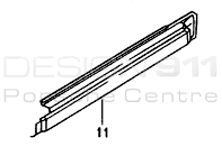 Outer sill panel. Porsche 993 C2S / 993 C4S / 993 Turbo - 99350396101GRV, 99350396201GRV
