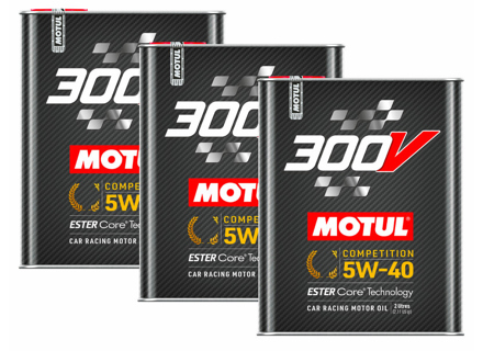 Olio motore MOTUL 300V COMPETITION 5W-40 6 litri - 110817