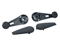 Window crank handles & covers in Black. Porsche 911 1974-83 - 91154247101, 91154247103, 90154248220 Window crank handles & covers in Black. Porsche 911 1974-83 - 91154247101, 91154247103, 90154248220