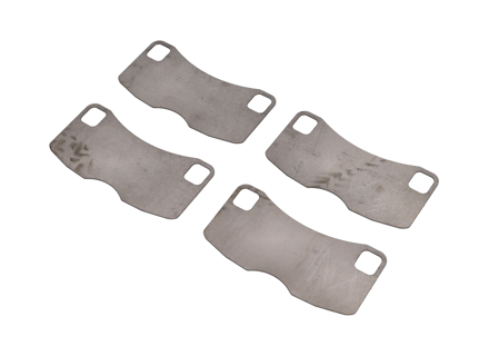 Protezioni termiche per pastiglie freno in titanio E8006. Porsche 997 Turbo / GT3 / GT3RS (codice OE 99735294901) - 24154, 07.B315.15, 07B31515, 99735294901 - E8006, T1730 Protezioni termiche per pastiglie freno in titanio E8006. Porsche 997 Turbo / GT3 / GT3RS (codice OE 99735294901) - 24154, 07.B315.15, 07B31515, 99735294901 - E8006, T1730
