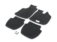 Floor mat set black. Porsche 911 1977-89 Coupe (No A/C) RHD - Right hand drive - P0008
