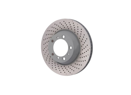 Disque de frein arrière monobloc percé et alvéolé, 330 x 28 mm. Porsche 996/997/991 (références OE : 99635240502 et 99635240602) - 99635240501, 99635240502, 99635240601, 99635240602 - PRL31124, PRR31224
