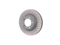 Brake disc rotor Rear, drilled-dimpled monoblock, 330x28mm. Porsche 996 / 997 (OE No 99635240502 and 99635240602) - 99635240501, 99635240502, 99635240601, 99635240602 - PRL31124, PRR31224 Brake disc rotor Rear, drilled-dimpled monoblock, 330x28mm. Porsche 996 / 997 (OE No 99635240502 and 99635240602) - 99635240501, 99635240502, 99635240601, 99635240602 - PRL31124, PRR31224
