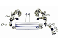 CARGRAPHIC GT Sport Exhaust System with heating and ID42 GT manifolds Porsche 964 Carrera 2/4/RS - 96411104504, 96411104605, 96411104502, 96421103905, 96421103932, 96421104004