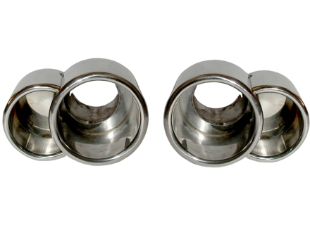 Tuyaux d'échappement. Porsche 996 Turbo (PAIRE) - 99611125274, 99611198101, 99611198201, 99611125174