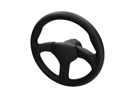不带安全气囊的运动型方向盘，黑色，黑色缝线。适用于保时捷 911 / 959。 - 000043161108YR