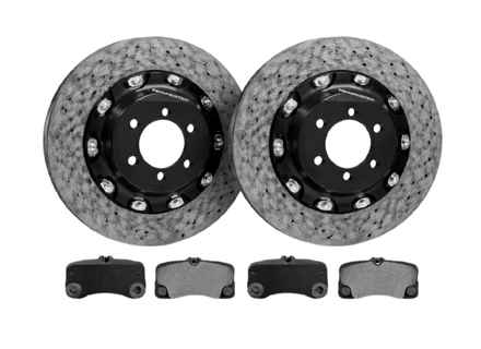 Juego de discos y pastillas de freno traseros carbocerámicos - Carretera/Circuito. Porsche 997 turbo / GT2 / GT3 / GT3 RS - 99735294790, 99735294798, 99635203103, 99135203101, 99635203203, 99135203201, 99635203104, 99635203204, 99735203101, 99735203201