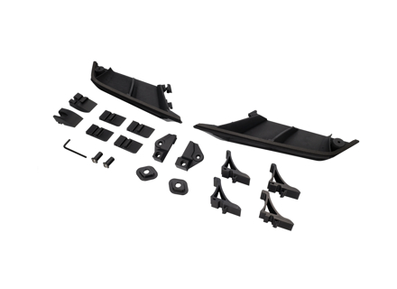 Adapterkit om de voorspoiler van de 991.1 op de 718 Boxster / Cayman te monteren - 982807110AOK1, 982807110OK1 - 982_ADK+VENT