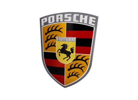 Placa esmaltada Porsche Classic - Escudo Porsche 46x36cm - 64470100710