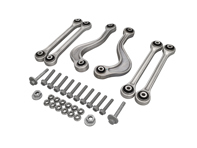 Set di bracci di controllo della traversa posteriore superiore esterna e centrale. Porsche 970 Panamera 2010-16 - 97033104300, 97033104700, 99733121702, 99633121702, WHT007492, 97033121900, 99907285101, 99908444501