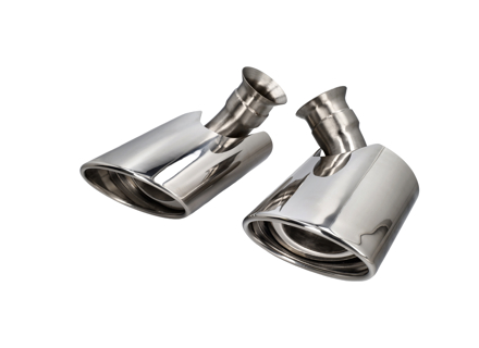Exhaust tail pipe set. Porsche 996 / 996 GT3 - 96.911S, 96911S, 1620702510, 99611125155, 99611125161, 99611125255, 99611125261, 99611105304, 99611105306, 99611105404 - 96.911S, 1620702510