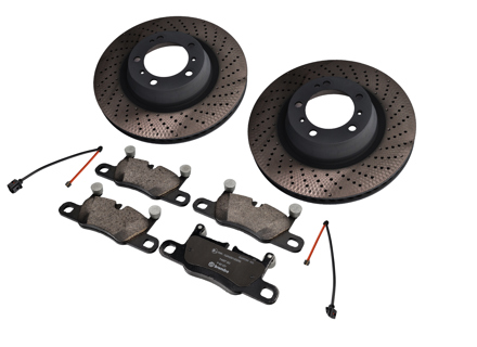 REAR Brake Pad And Brake Disc Package. Porsche 992.2 Carrera 2 3.0ltr - 992612601A, 992615602A