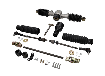 Kit per il restauro della cremagliera dello sterzo. Porsche 911 65-89 con barre di accoppiamento turbo per auto con guida a destra. - 93034703101, 90134721004, 91134721202, 91434701006