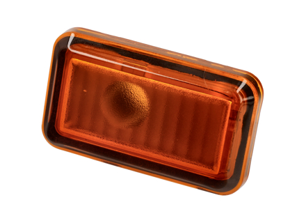 Side repeaters square AMBER. Porsche 924 / 944 / 968 / 993 / 964 / 911 - 4A0949101