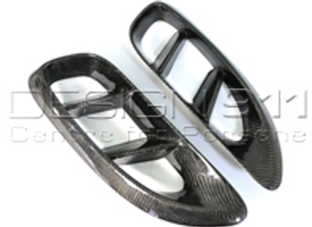 Prese d'aria laterali in carbonio. Porsche 718 Boxster Prese d'aria laterali in carbonio. Porsche 718 Boxster