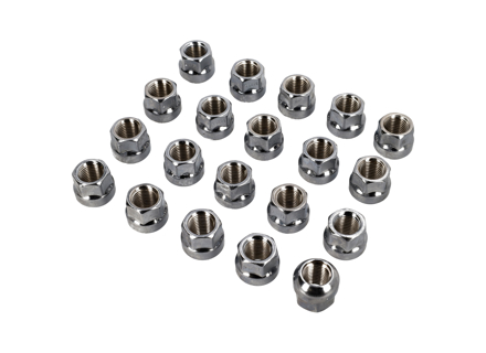 Écrou de roue (extrémité ouverte) Siège à bille R14 (finition chromée) convient à divers modèles Porsche - N0201121 - LS02, 01214