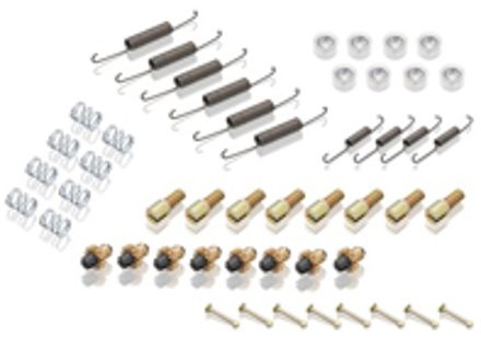 Set di elementi di fissaggio ganasce freno. Porsche 356 - PCG35103301