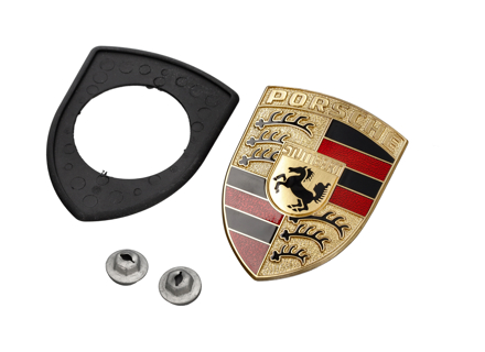 Motorkap Badge Kit voor Porsche 911/964/944/924/968/928 - 90155921099, 90155921026, 7L5853611B, WHT004974