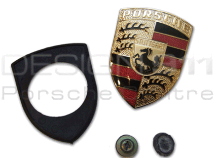 Kit de placa de capó para Porsche 911/964/944/924/968/928 - 90155921099, 90155921026, 7L5853611B, WHT004974