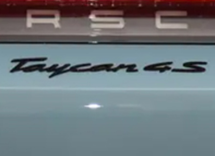 Rear badge TAYCAN 4S, in Black (high-gloss). Porsche Taycan 4S - 9J104480007041, 9J104480007 Rear badge TAYCAN 4S, in Black (high-gloss). Porsche Taycan 4S - 9J104480007041, 9J104480007