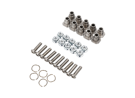 Kit de montage de bobine et de cloche de disque de frein avant. Voiture Porsche 997 GT3 Cup - BBK3025X005.10