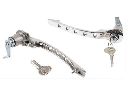 Set maniglie portiere cromate. Porsche 911 1965-67 - 90153106120 - 1687101110