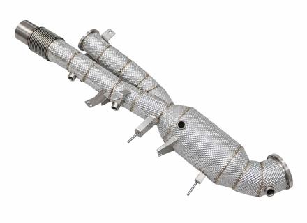 Sports Downpipe with Catalytic Converter. Porsche 992.2 Carrera 2 GTS / Carrera 4 GTS - 992254460AA, 992254460AX - 9M992254460CS, 9M992254460CT