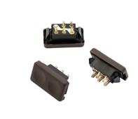 Electric window switch kit brown. Porsche 924 / 944 - 47795962289S, 477958622  89S