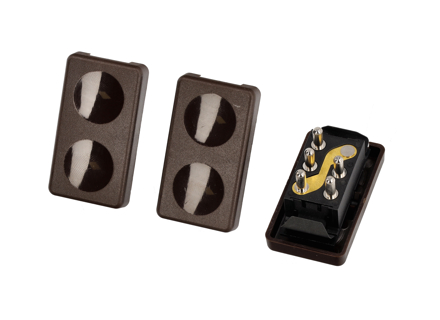 棕色电动车窗开关套件。保时捷 924 / 944 - 47795962289S, 477958622  89S