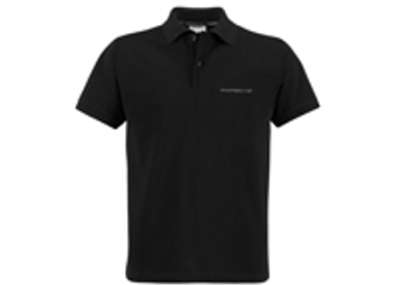 Porsche herenpoloshirt, zwart Porsche herenpoloshirt, zwart
