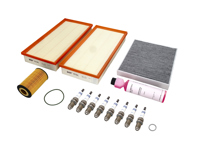 Service maintenance kit for Porsche Cayenne 955  4.5L V8 Turbo  Oil, Air Filters,  Spark plugs, + More - 99917022190, 95511013100, 95581963100, 99610722560, 90012310630, 00004400204