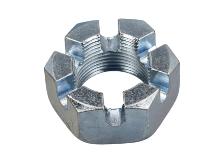 城堡螺母 M10x1。保时捷 356 - 90007900302, 90007900303