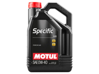 MOTUL SPECIFIC A40 0W-40 Fully Synthetic Engine Oil - 5 Litre Bottle - 0W/40, 0W-40 - 112075 MOTUL SPECIFIC A40 0W-40 Fully Synthetic Engine Oil - 5 Litre Bottle - 0W/40, 0W-40 - 112075