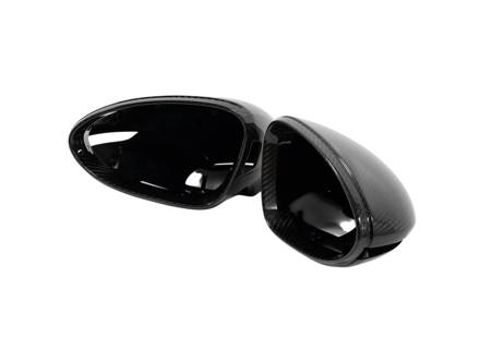 Door Mirror Cover Set Carbon Fibre. Porsche 971 Panamera LHD - 971857527G2X, 971857528G2X, 971857527BG2X, 971857528BG2X - E373