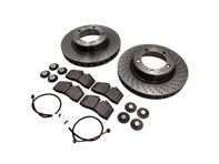 FRONT Brake Pads and Brake Disc Package for Porsche 993 C2/4 1994-97 - 99335104301, 99335104401, 99335193905 FRONT Brake Pads and Brake Disc Package for Porsche 993 C2/4 1994-97 - 99335104301, 99335104401, 99335193905