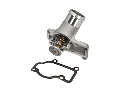 Termostato acqua con inserto - 160F / 71°C bassa temperatura. Porsche 986 Boxster / 996 / 987 Boxster / 997 - 99610612153, 99610612155, 99610601359, 99610601361, 99610601360