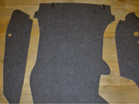 Trunk Carpet Set. Porsche 912 1965-68 Trunk Carpet Set. Porsche 912 1965-68