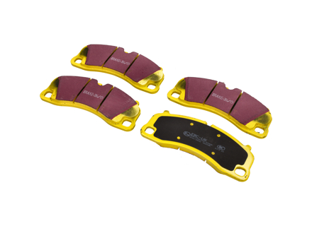 EBC GELBE Bremsbeläge 'Fast Road' vorn. Porsche 991 GT3 / Turbo / 981 Cayman GT4 - 99135194702, 99135194704 - DP42206R