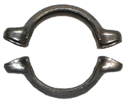 Exhaust cross over Pipe clamp. Porsche 911 1975-89 - 91111118700, 93011118700 - 1621400210 Exhaust cross over Pipe clamp. Porsche 911 1975-89 - 91111118700, 93011118700 - 1621400210