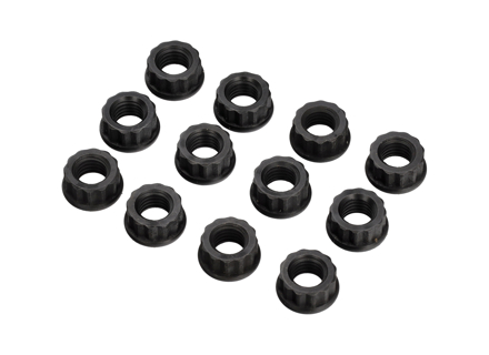 Écrous de biellette (jeu de 12). Porsche 911 1984>> / 964 / 993 / 996 Turbo / 997 Turbo - 99310317403, 99310317402, 93010317400, 99310317400