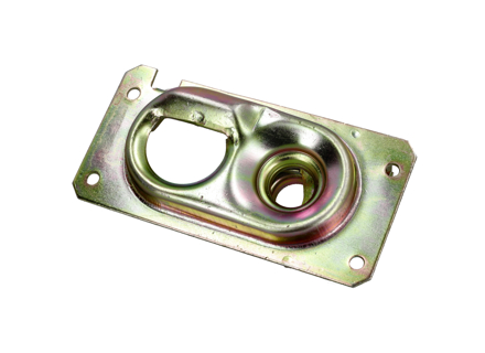 Front bonnet lock, lower part. Porsche 924 / 928 / 944 - 92851102702, 92851102703, 928OBP004