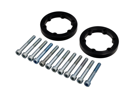Distanziali ruota 10mm kit distanziali assale anteriore. Porsche 996/997 Turbo - bbi.996.501.0003