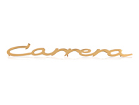 'CARRERA' Large gold badge. Porsche 356 A / 356 B T-5 / 356 B T-6 / 356 C - 64455932500 'CARRERA' Large gold badge. Porsche 356 A / 356 B T-5 / 356 B T-6 / 356 C - 64455932500
