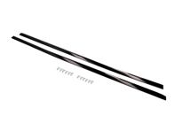 Moulure extérieure de porte, noire. Porsche 911 Coupé 1980-86 - 9115314310070K, 9115314320070K - CB.022.011