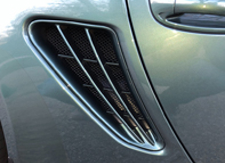 Rejillas de entrada laterales. Porsche 987 Gen 1 y Gen 2 Cayman y Cayman S