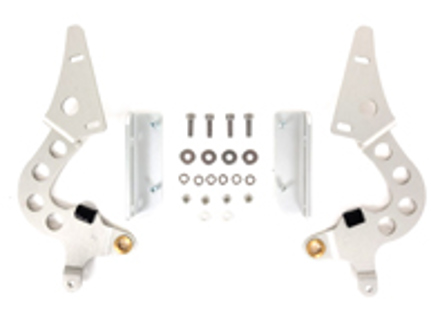 Billet Rear Decklid Hinges - Adjustable. Porsche Early 911 with 964 decklid - 91151203500, 90151203600GRV, 90151203620GRV - E198