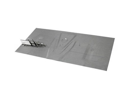 Accubodemgedeelte met beugel. Porsche 356B T6 / 356C - 64450103706 - PP102, P102