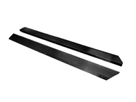 Deurdrempelbeschermingsset, zwart aluminium. Porsche 911 1965-73 - 90155111550, 90155111650, 90155111551, 90155111651 - 1689815570, 1689815580