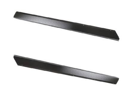 Einstiegsleisten-Schutzset aus schwarzem Aluminium. Passend für Porsche 911 (1965–73). - 90155111550, 90155111650, 90155111551, 90155111651 - 1689815570, 1689815580